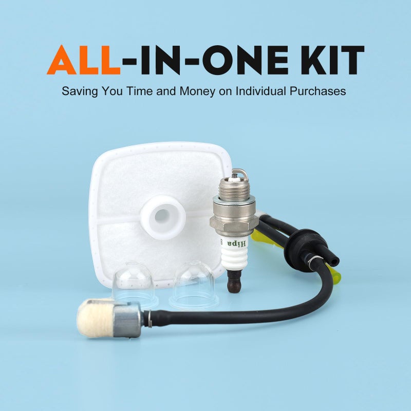 Hipa SRM225 Repower Tune-Up Kit Air Filter for Echo SRM210 GT200 GT225 PAS225 ES210 ES250 String Trimmer PB200 PB250 PB250LN PB2100 Blower - Image 3